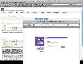 Download web tool or web app JadaSite