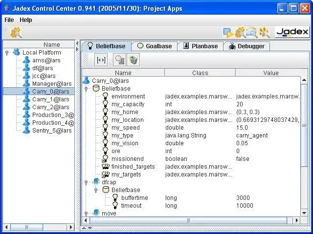 Download webtool of webapp Jadex BDI Agent System