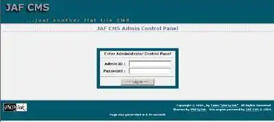 Mag-download ng web tool o web app na JAF CMS