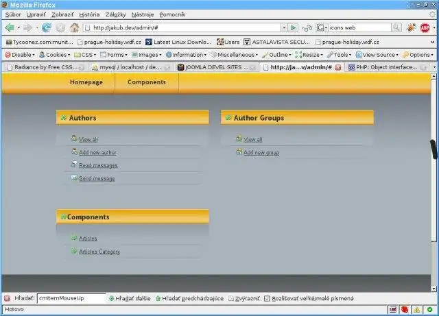 വെബ് ടൂൾ അല്ലെങ്കിൽ വെബ് ആപ്പ് JAKUB-MVC-FRAMEWORK ഡൗൺലോഡ് ചെയ്യുക