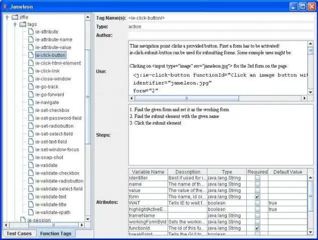 Descargue la herramienta web o la aplicación web Jameleon