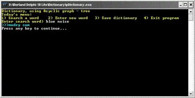 Download web tool or web app jamo Dictionary-tree to run in Windows online over Linux online