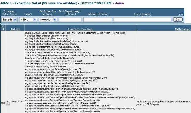 Descargar la herramienta web o la aplicación web JAMon API