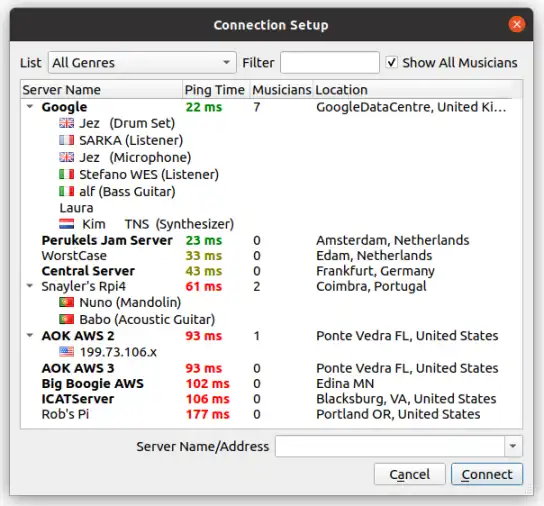 Descărcați instrumentul web sau aplicația web Jamulus - Internet Jam Session Software