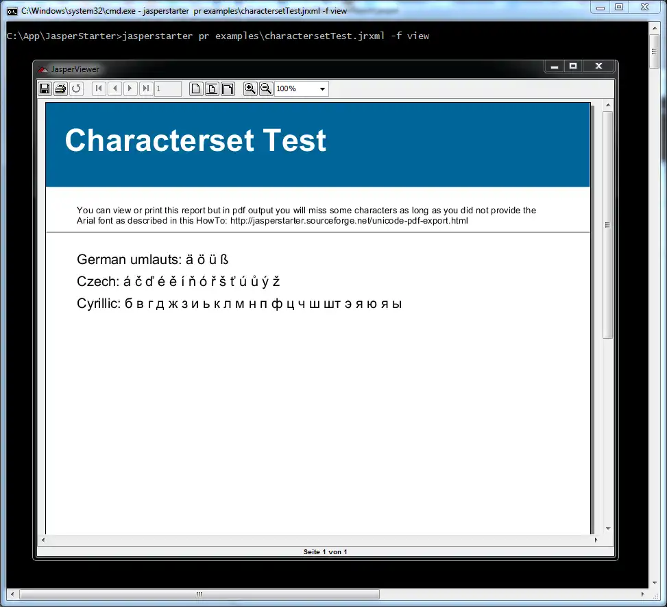 Descargue la herramienta web o la aplicación web JasperStarter