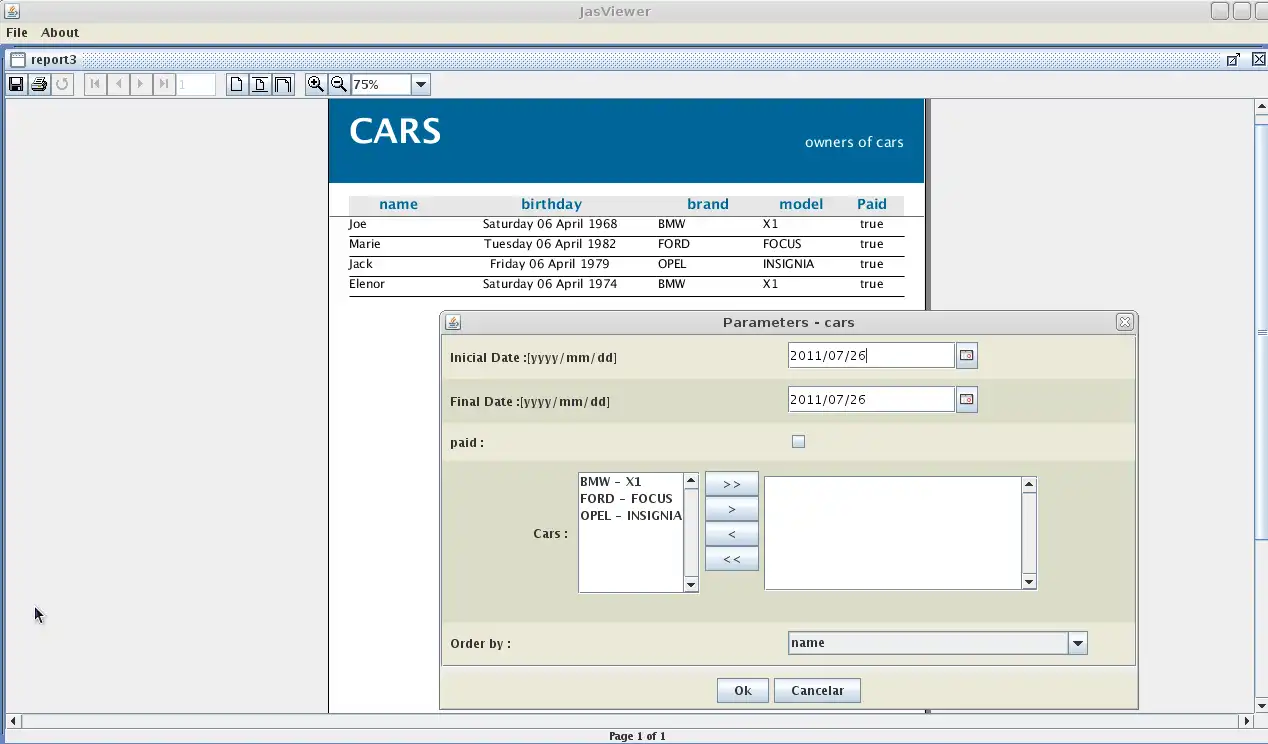 Download web tool or web app JasViewer report viewer 4 jasper reports