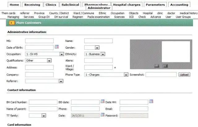 Download web tool or web app Java based Hospital Management Software