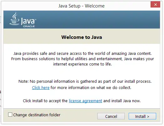 ดาวน์โหลดเครื่องมือเว็บหรือเว็บแอป Java Client MSI Archive Installers