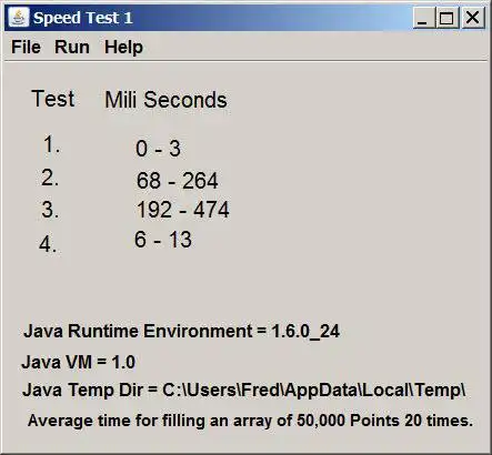 دانلود ابزار وب یا برنامه وب Java Code Speed ​​Test