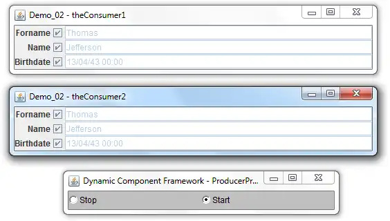 ابزار وب یا برنامه وب Java Dynamic Component Framework را برای اجرا در لینوکس به صورت آنلاین دانلود کنید