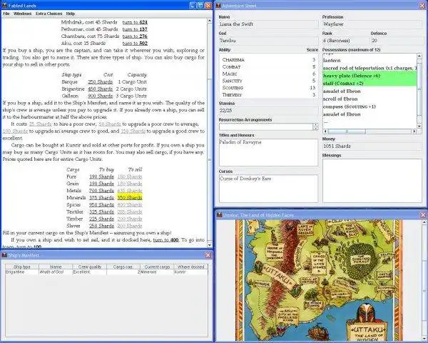 Download web tool or web app Java Fabled Lands to run in Windows online over Linux online