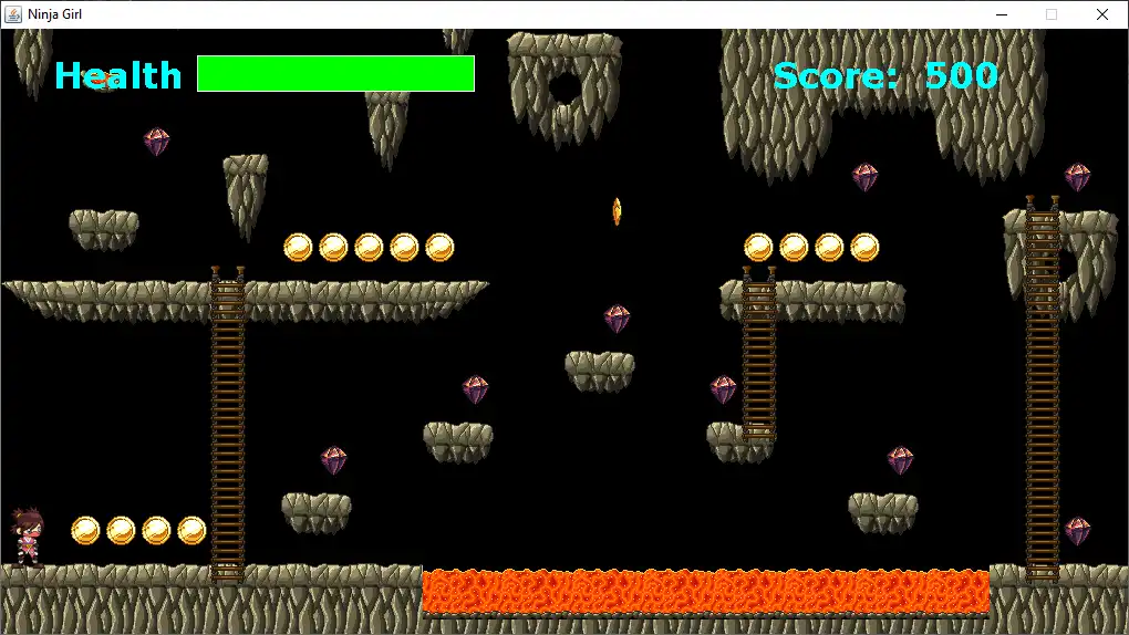 Download web tool or web app Java Game Development (Ninja Girl)