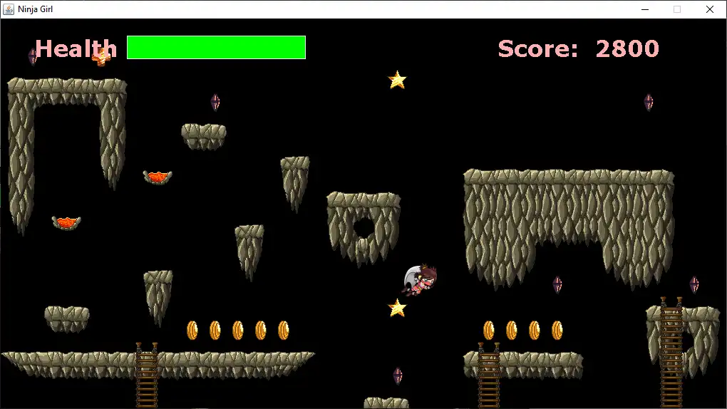 Download web tool or web app Java Game Development (Ninja Girl)