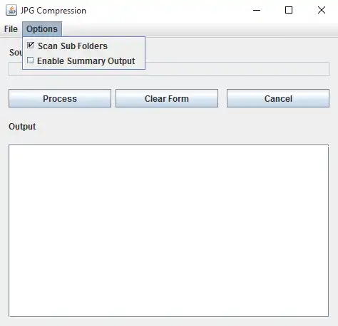 Download web tool or web app Java JPG Compression Program