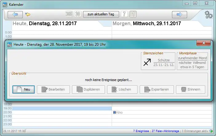 Download web tool or web app Java-Kalender