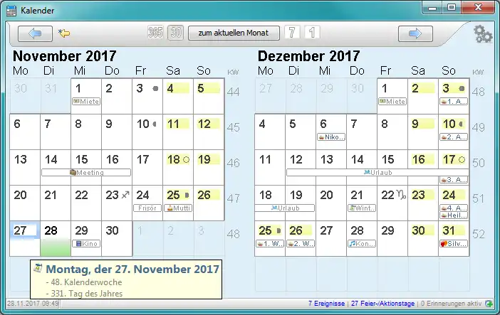 下载网络工具或网络应用程序 Java-Kalender