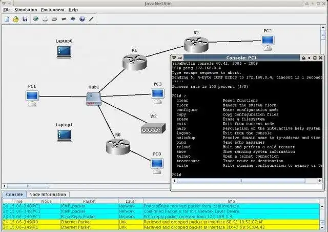 Download webtool of webapp javaNetSim