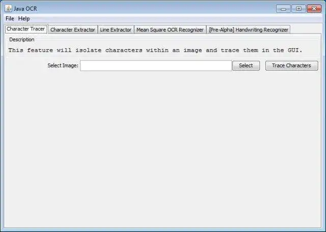 Download web tool or web app Java OCR