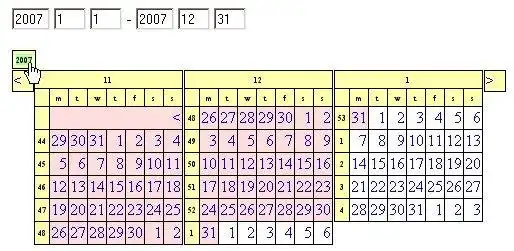 Download web tool or web app Javascript date range picker