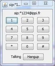 Download web tool or web app Java SIP softphone