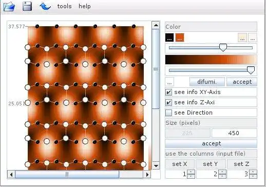 Descargue la herramienta web o la aplicación web java-STM-AFM para ejecutar en Linux en línea