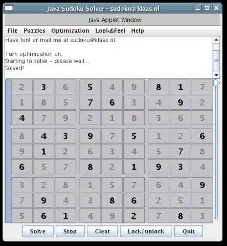 웹 도구 또는 웹 앱 다운로드 Java + Sudoku = Judoku