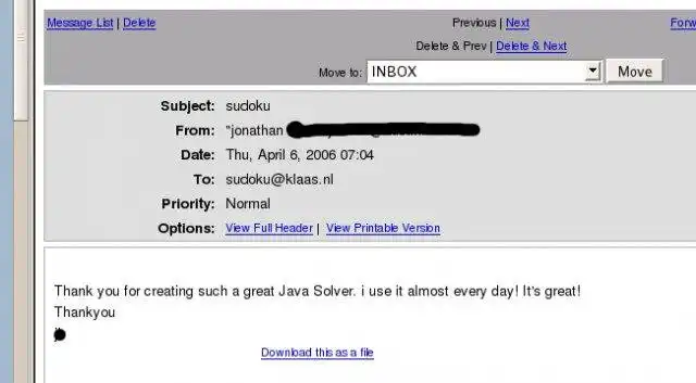 Download web tool or web app Java + Sudoku = Judoku to run in Linux online
