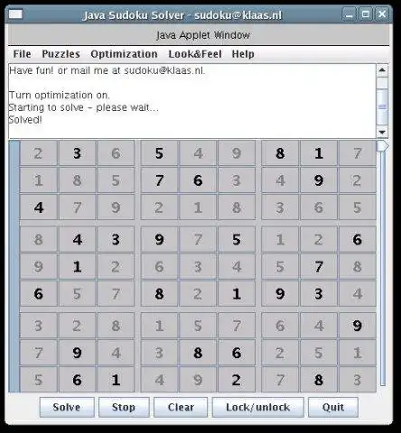 Download web tool or web app Java + Sudoku = Judoku to run in Windows online over Linux online