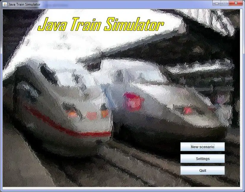 Descargue la herramienta web o la aplicación web Java Train Simulator