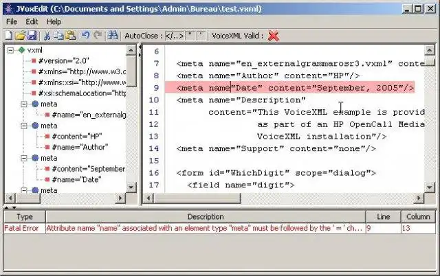 Download web tool or web app Java VoiceXML Editor to run in Windows online over Linux online