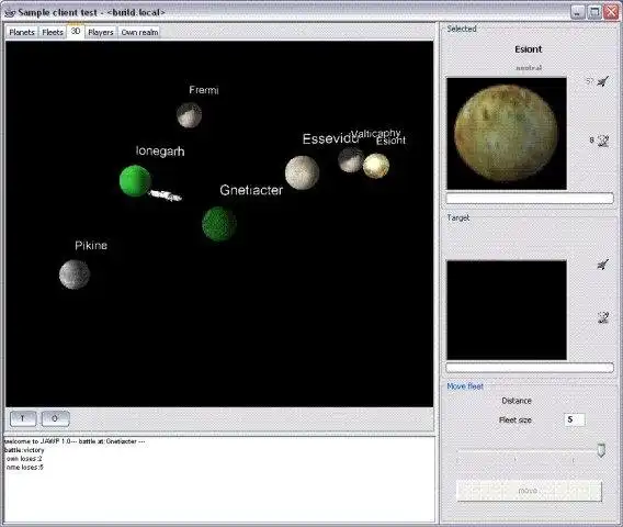 Download web tool or web app jawp - java space game