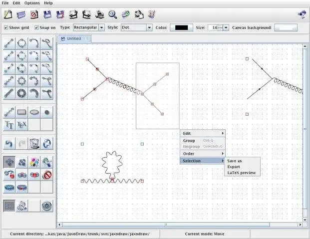 Download web tool or web app JaxoDraw