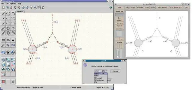 Download web tool or web app JaxoDraw to run in Windows online over Linux online