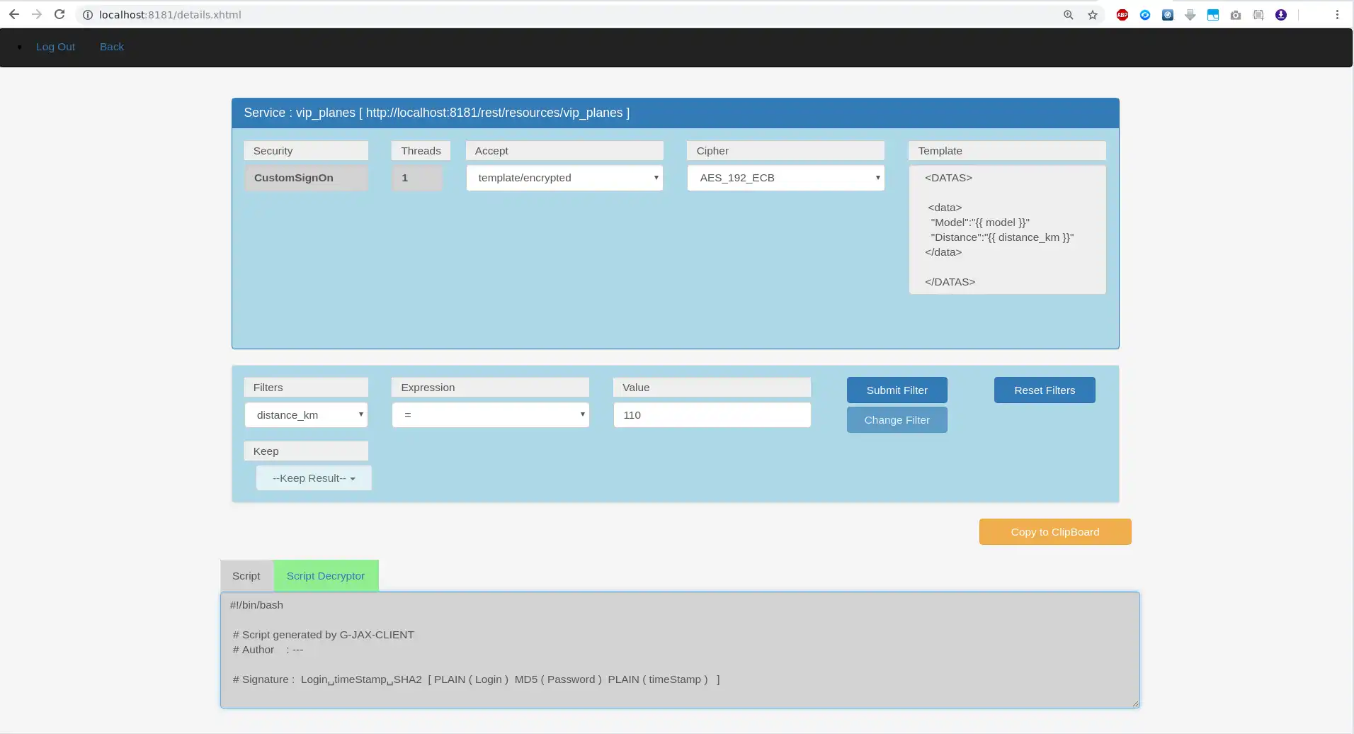 Download web tool or web app Jaxy