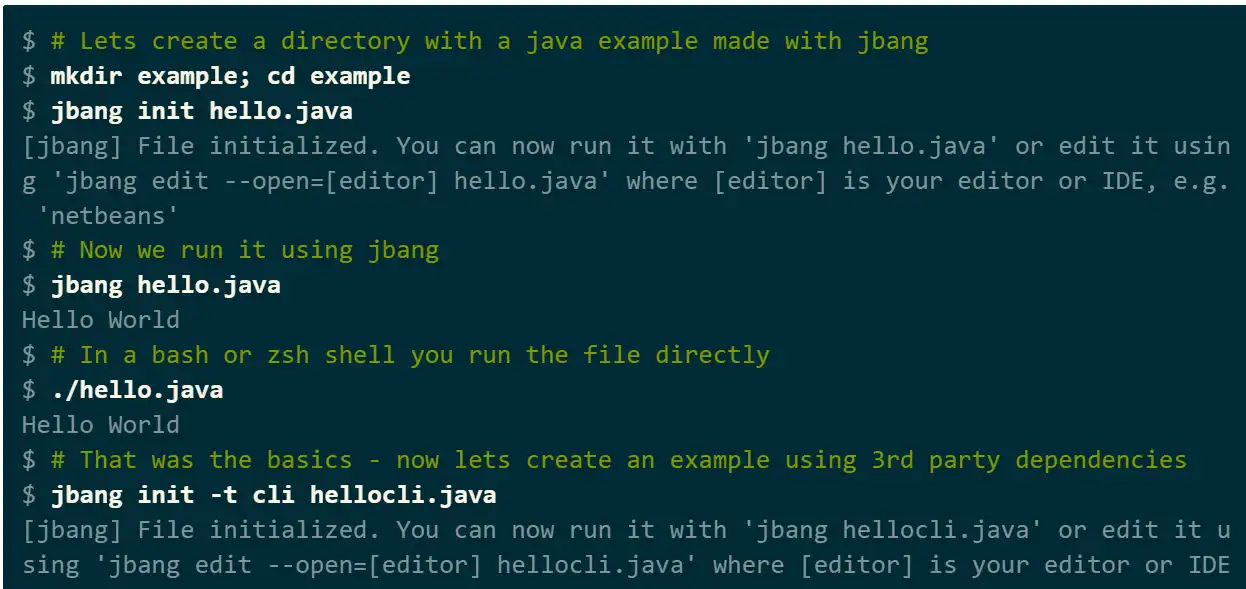 Download web tool or web app jbang