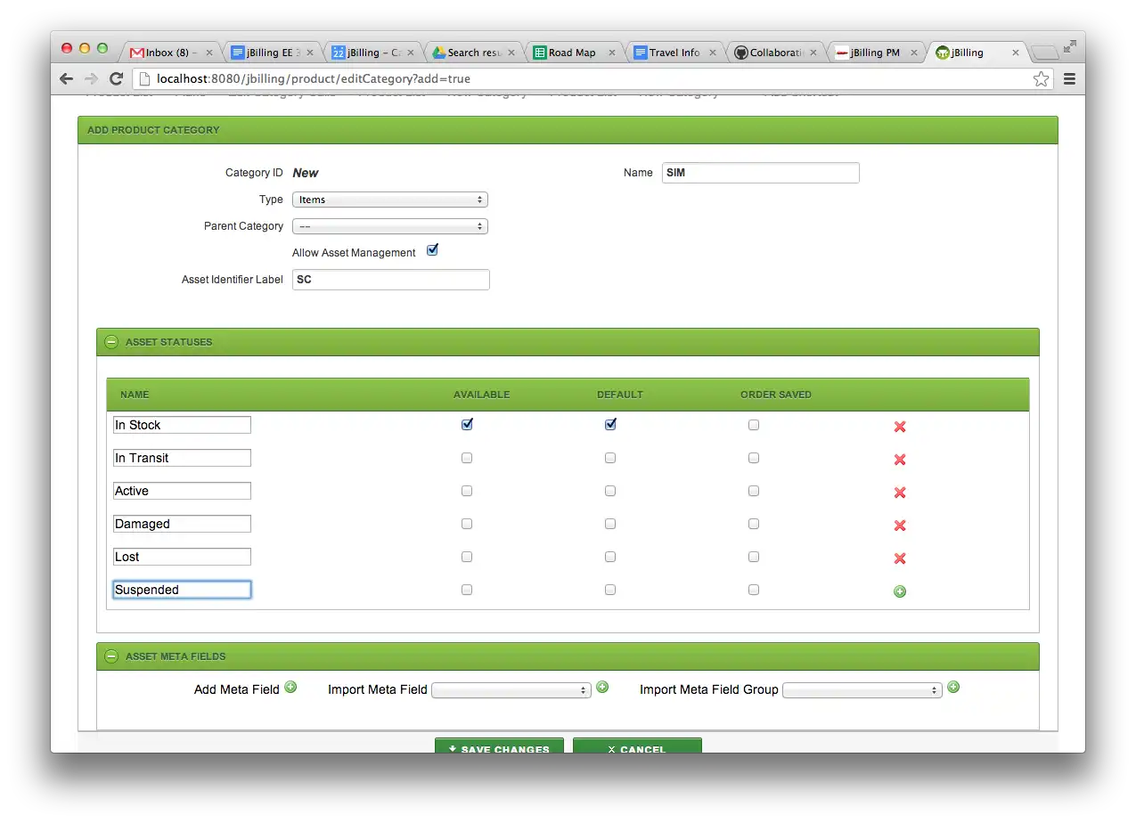 Download webtool of webapp jBilling