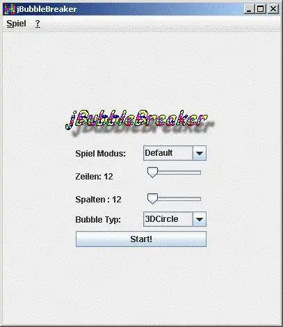 Download de webtool of webapp jBubbleBreaker om online onder Linux te draaien