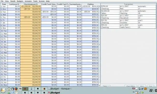 Descargue la herramienta web o la aplicación web jBudget