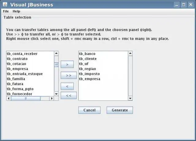 Download web tool or web app JBusiness