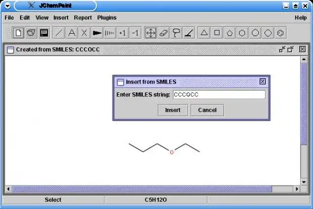Download web tool or web app JChemPaint Applet and Swing Application to run in Linux online