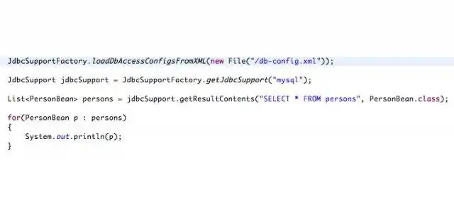 Загрузите веб-инструмент или веб-приложение JDBCSupport
