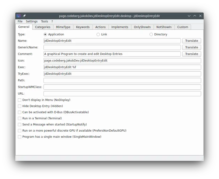 Baixe a ferramenta da web ou aplicativo da web jdDesktopEntry