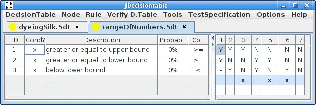 Download web tool or web app JDecisiontable to run in Windows online over Linux online