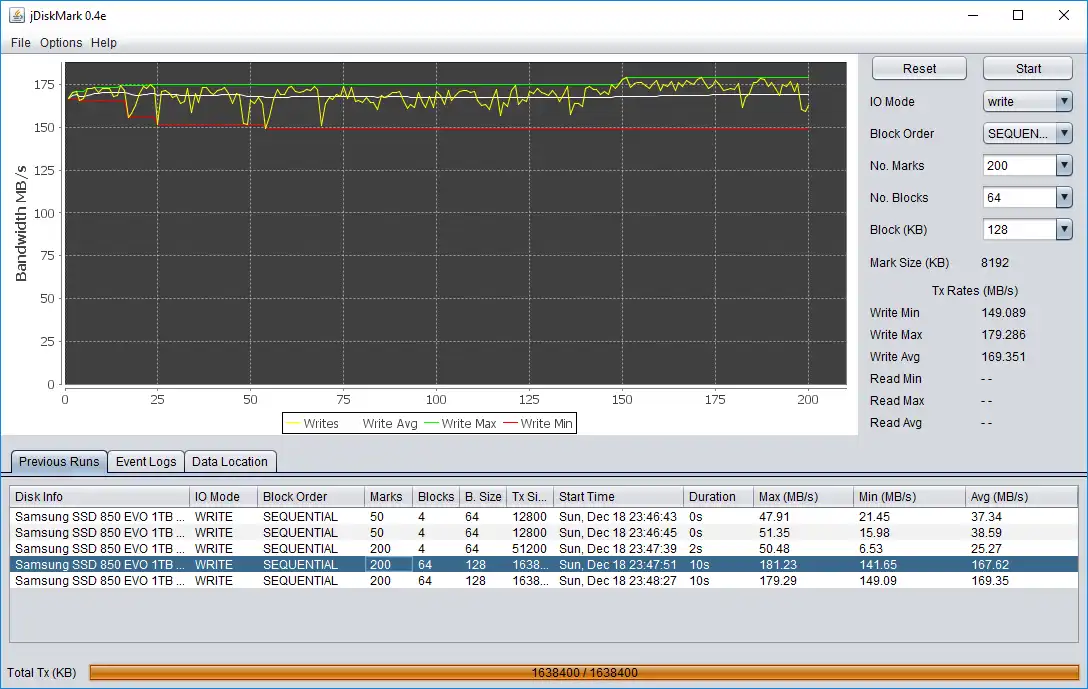 Download web tool or web app jDiskMark