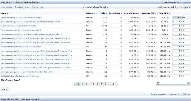 Download web tool or web app jeeObserver