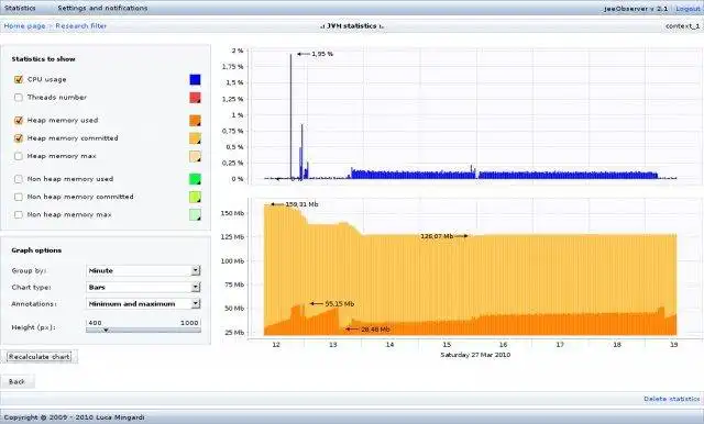 Scarica lo strumento web o l'app web jeeObserver per l'esecuzione in Linux online