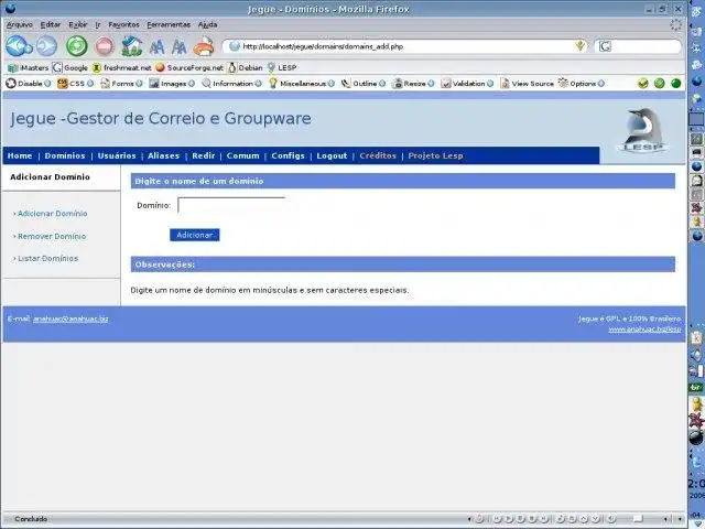 Download web tool or web app JeguePanel