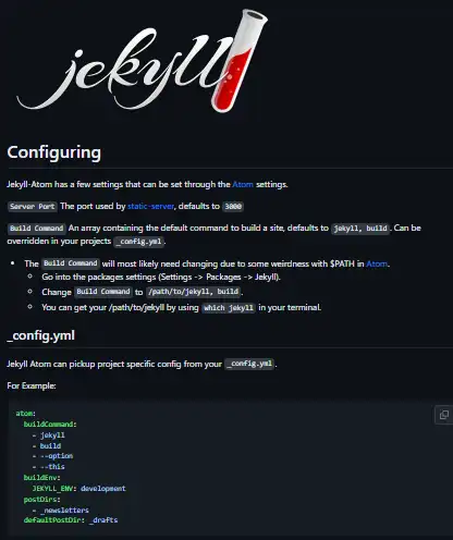 Download web tool or web app Jekyll-Atom