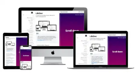 Unduh alat web atau aplikasi web Jekyll LibDoc