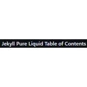 Безкоштовно завантажте програму Jekyll Pure Liquid Table of Contents для Windows, щоб запускати онлайн, вигравати Wine в Ubuntu онлайн, Fedora онлайн або Debian онлайн